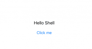 hello Shell