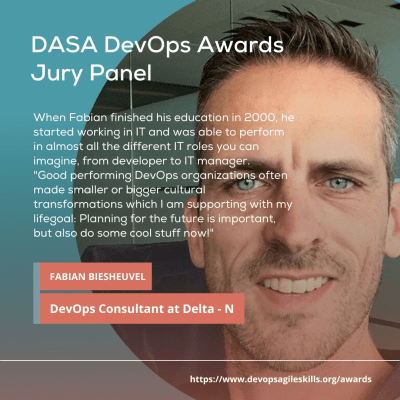 Fabian Biesheuvel: jurylid DASA DevOps awards 2022