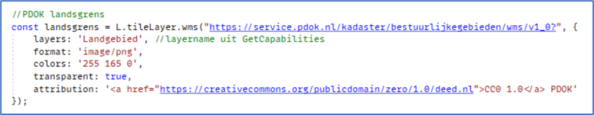 PDOK webservices 