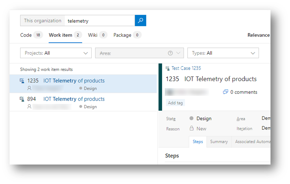 telemetry - Azure DevOps