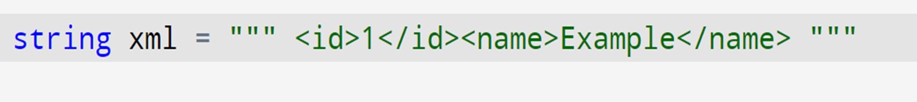 New raw string literal