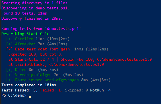Pester – Het test framework voor PowerShell