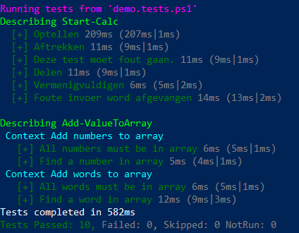 Pester – Het test framework voor PowerShell