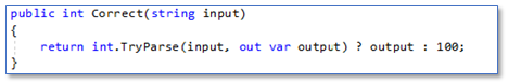 Meest voorkomende C# programmeerfouten: Voorkomen Tryparse with default