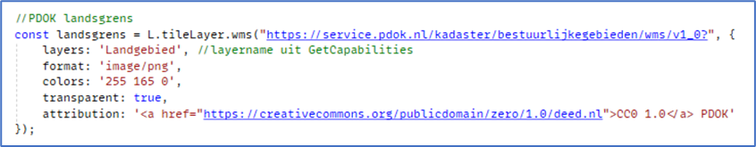 PDOK webservices