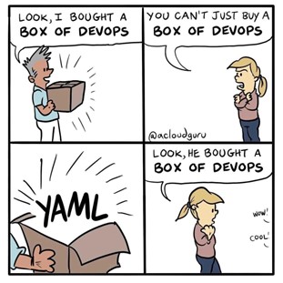 cartoon box of devops