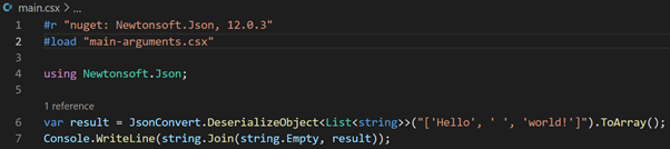 Dotnet Script