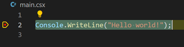 Dotnet Script