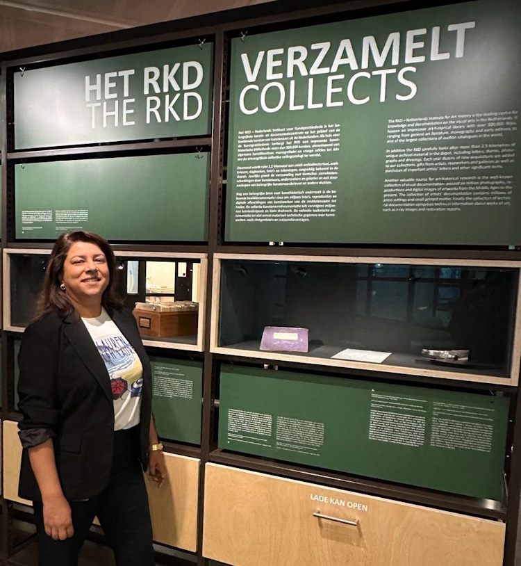 Geeta Surajbali Service Manager RKD, een moderne werkplek voor musea
