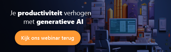 Terugkijken Webinar: Productiviteit verhogen met generatieve AI