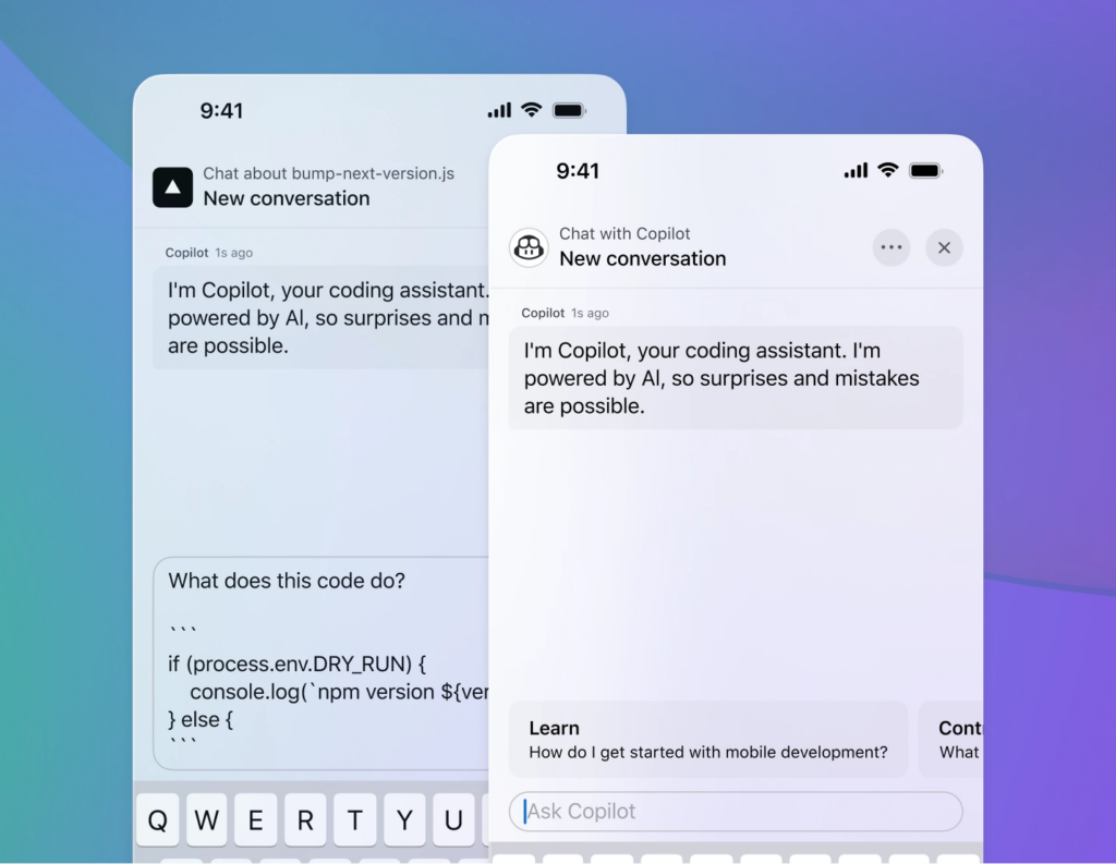 github copilot voorbeeld
