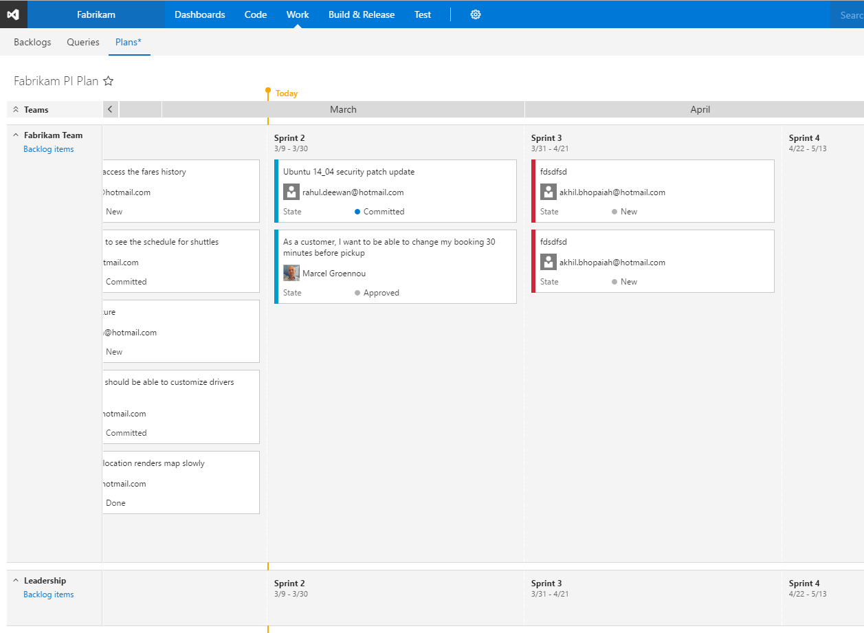 Delivery Plans in VSTS