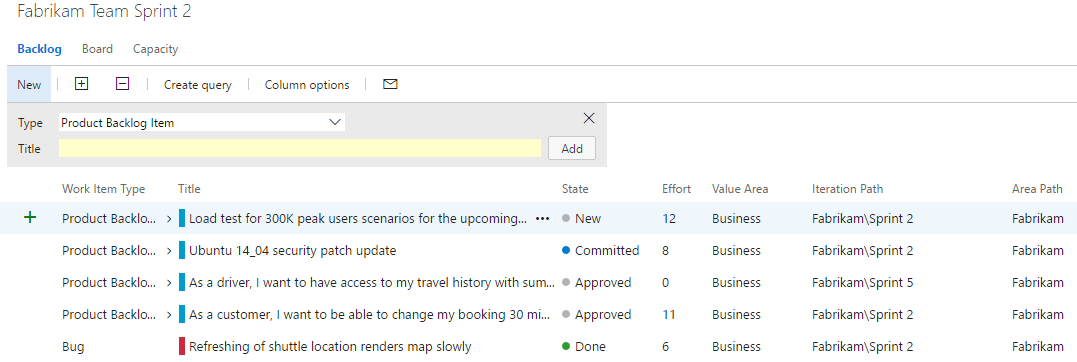 Delivery Plans in VSTS