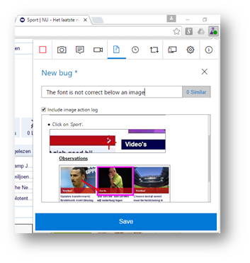 Exploratory Testing Browser Extensie