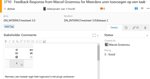 Feedback Requests vanuit Visual Studio Team Services