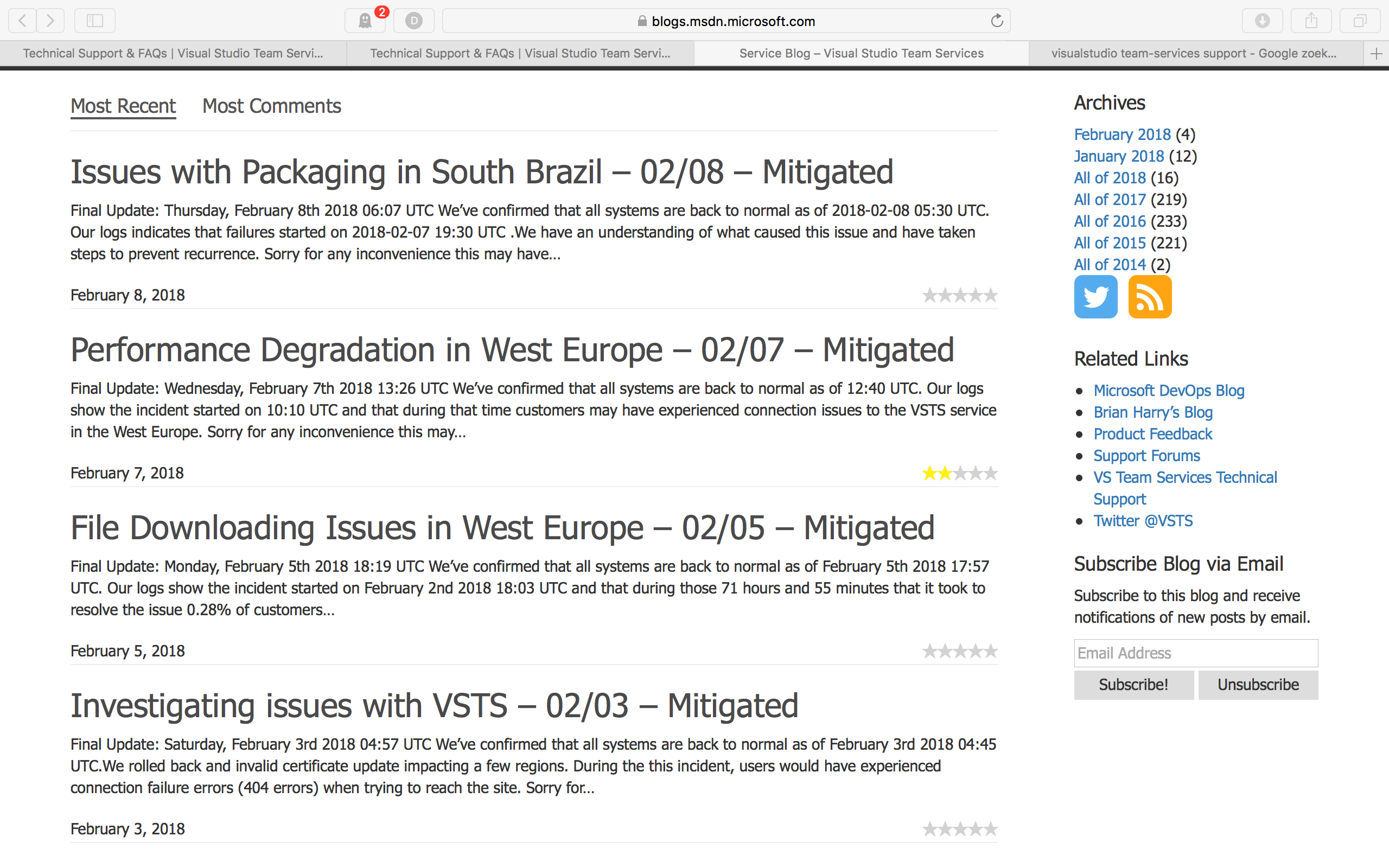Azure DevOps Meldingen