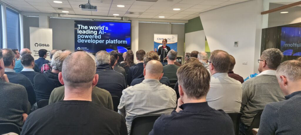 Rick Smit tijdens het seminar