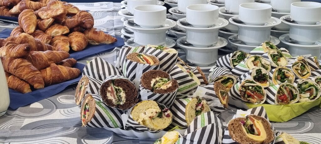 Lunch tijdens het seminar Versnel je softwareontwikkeling met AI